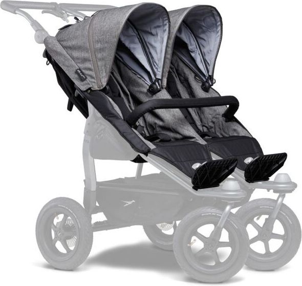 Sportovní sedačky na kočárek TFK Duo Premium Grey 2020 - obrázek 1