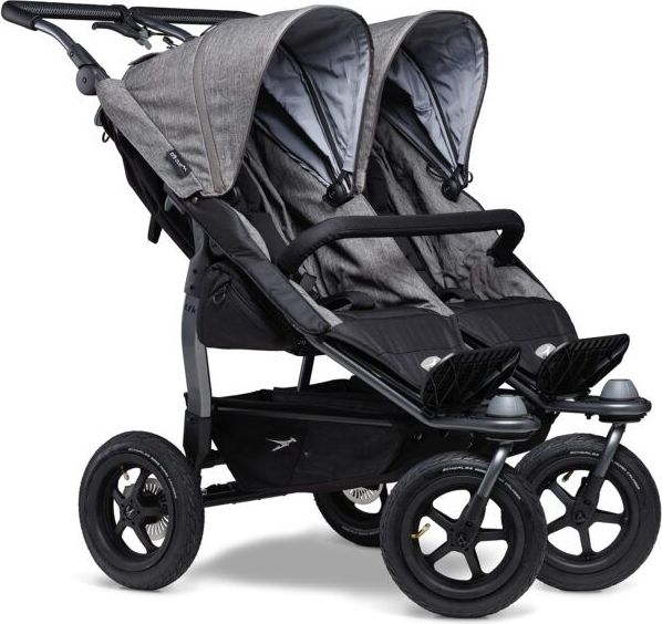 Sportovní sedačky na kočárek TFK Duo Premium Grey 2020 - obrázek 2