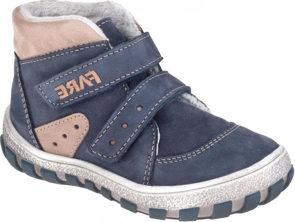 Fare dětské zimní boty kotníkové 2141202 19 modrá - obrázek 1