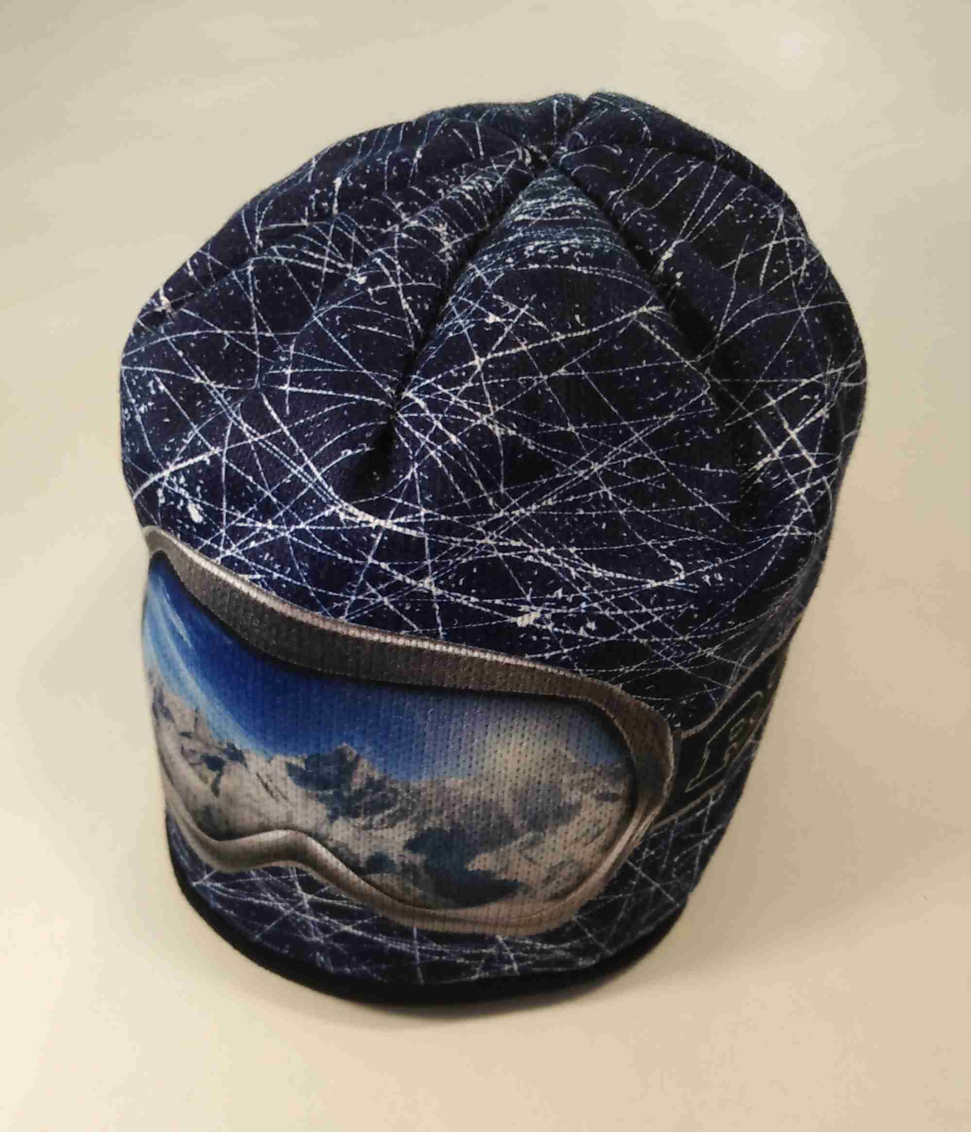 RDX zimní pletená čepice Merino 3560 brýle tm.modrá velikost: 6 - obrázek 2