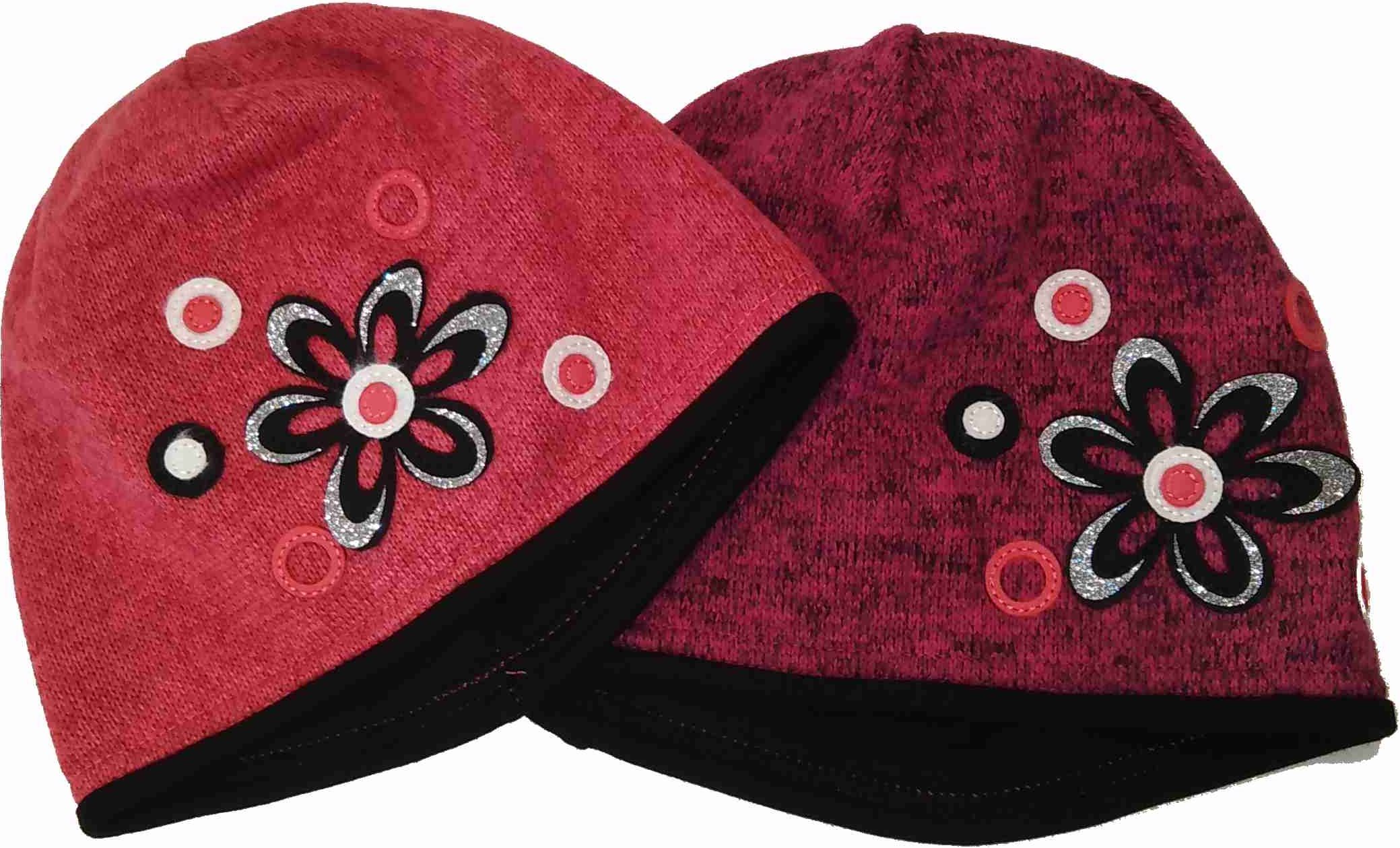 RDX zimní pletená čepice 3456 magenta věk: 4 - obrázek 2