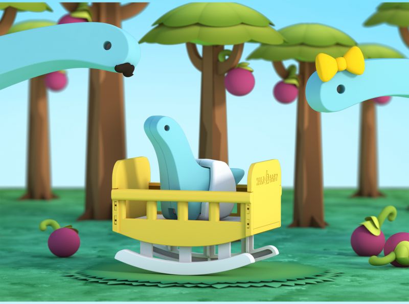 HALFTOYS BABY DIPLO - magnetická skládací hračka