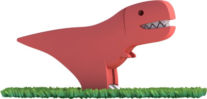 HALFTOYS T-REX - magnetická skládací hračka
