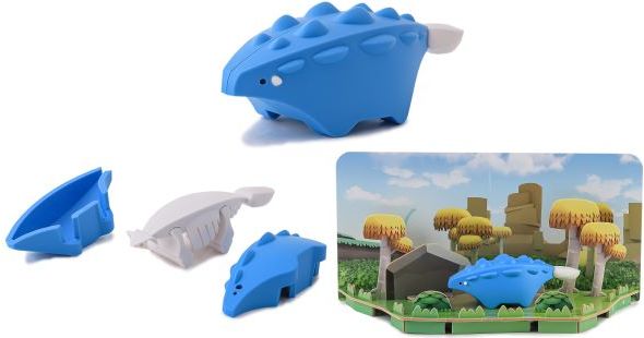 HALFTOYS ANKYLO - magnetická skládací hračka