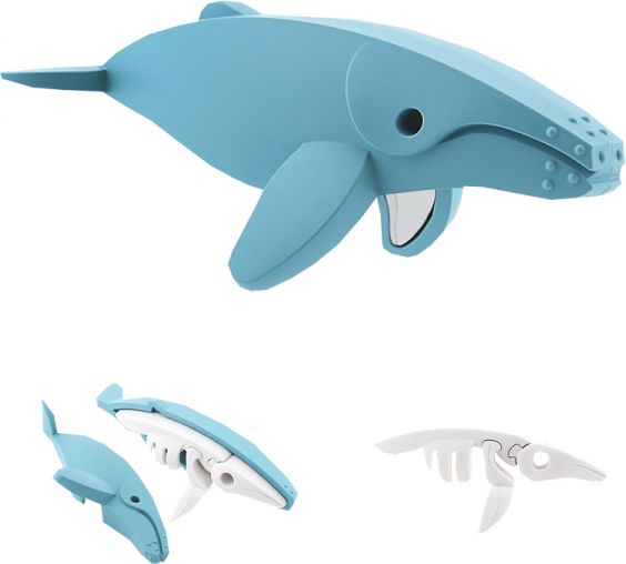 HALFTOYS KEPORKAK - magnetická skládací hračka s 3D modelem oceánu - obrázek 1