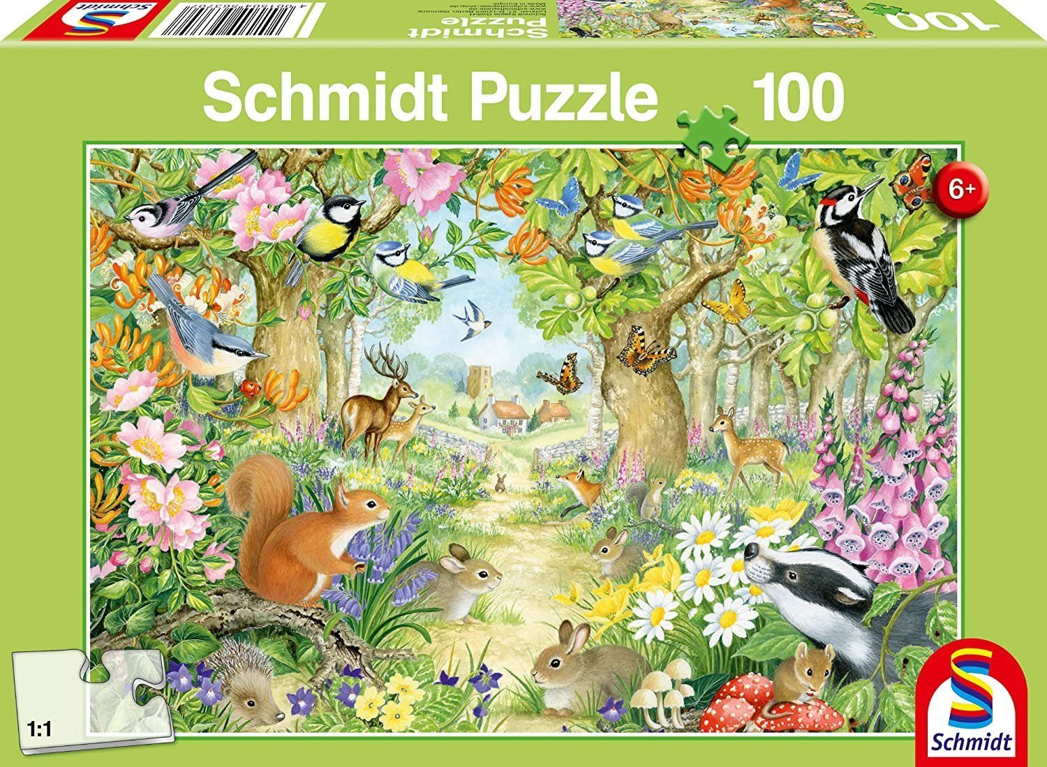SCHMIDT Puzzle V lese 100 dílků - obrázek 2