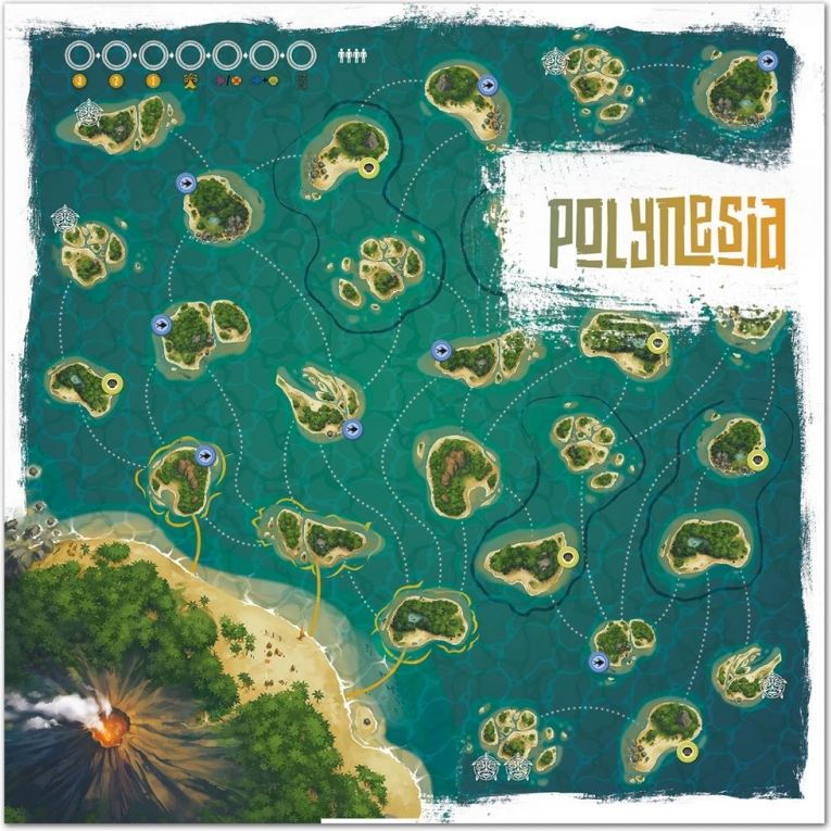 Ludonova Polynesia - rozšíření Mapa - obrázek 1