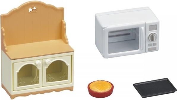 Sylvanian Families - Nábytek - skříň s mikrovlnnou troubou - obrázek 2