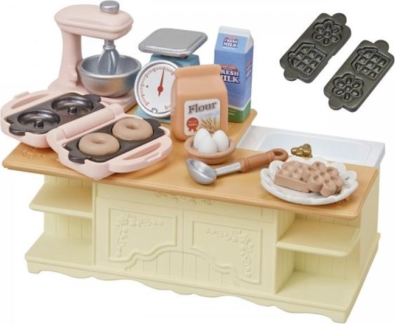Sylvanian Families - Nábytek - kuchyňský ostrov s příslušenstvím - obrázek 1