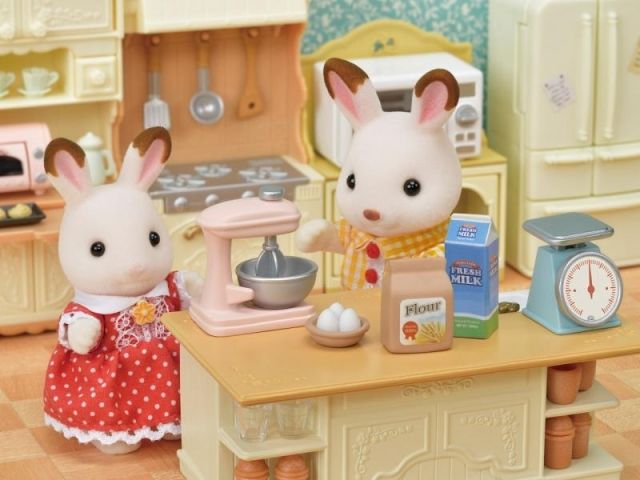 Sylvanian Families - Nábytek - kuchyňský ostrov s příslušenstvím - obrázek 2