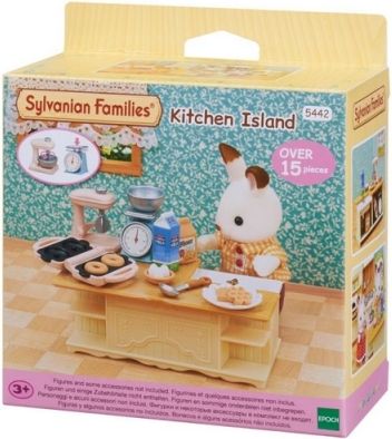 Sylvanian Families - Nábytek - kuchyňský ostrov s příslušenstvím - obrázek 3