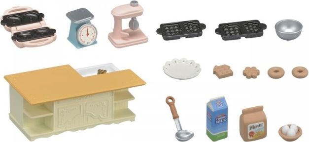 Sylvanian Families - Nábytek - kuchyňský ostrov s příslušenstvím - obrázek 4