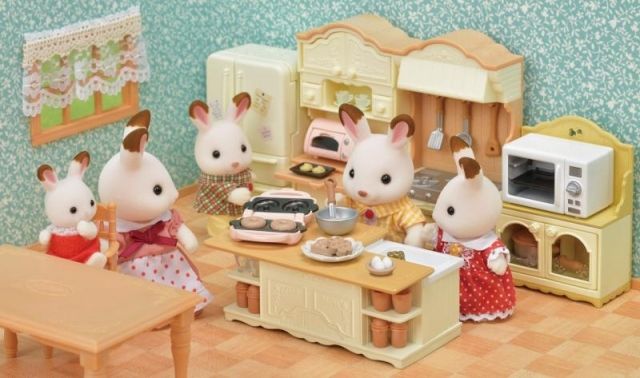 Sylvanian Families - Nábytek - kuchyňský ostrov s příslušenstvím - obrázek 12