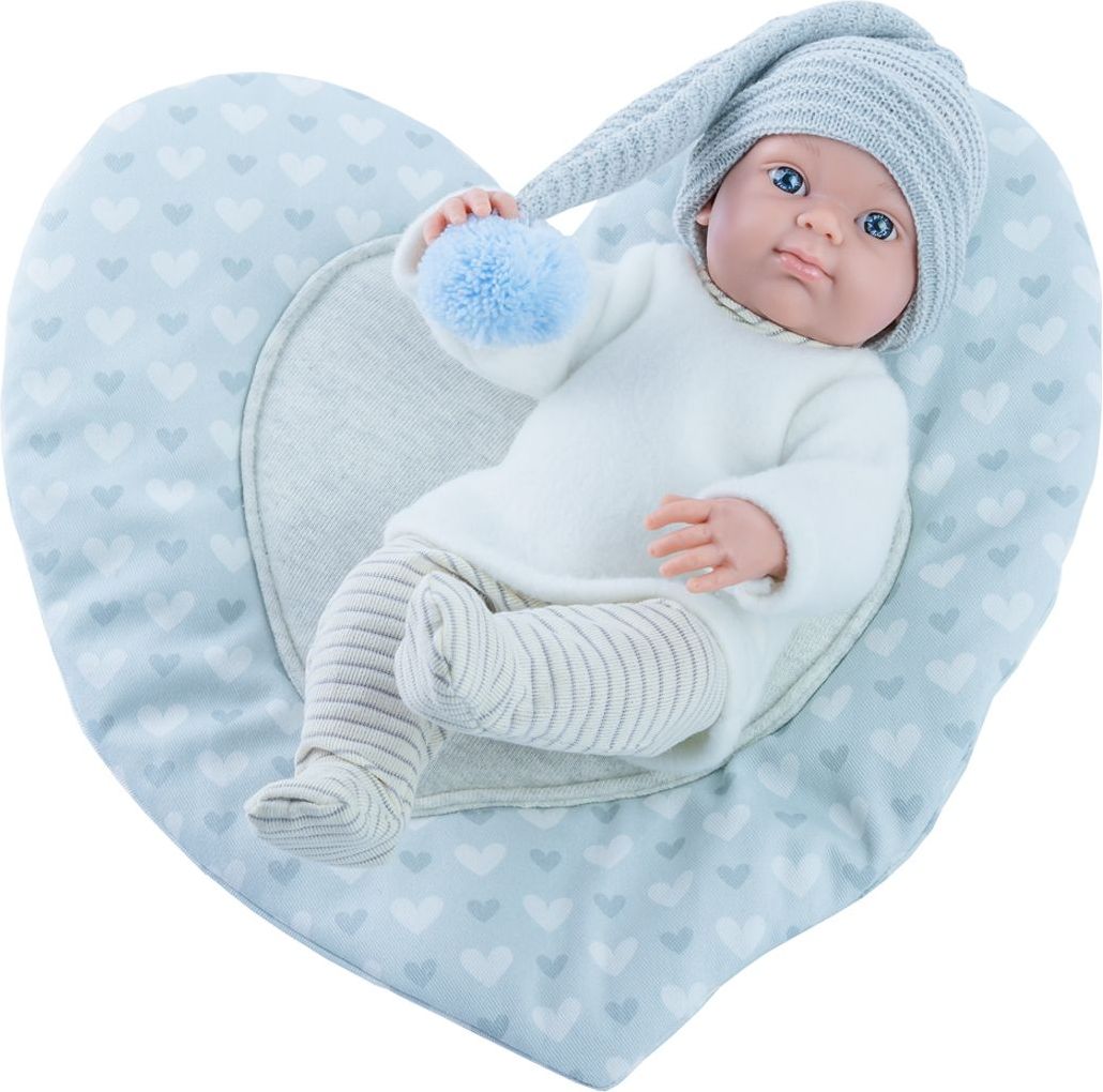 Realistické miminko - chlapeček - Mini pikolin na srdíčku - obrázek 1