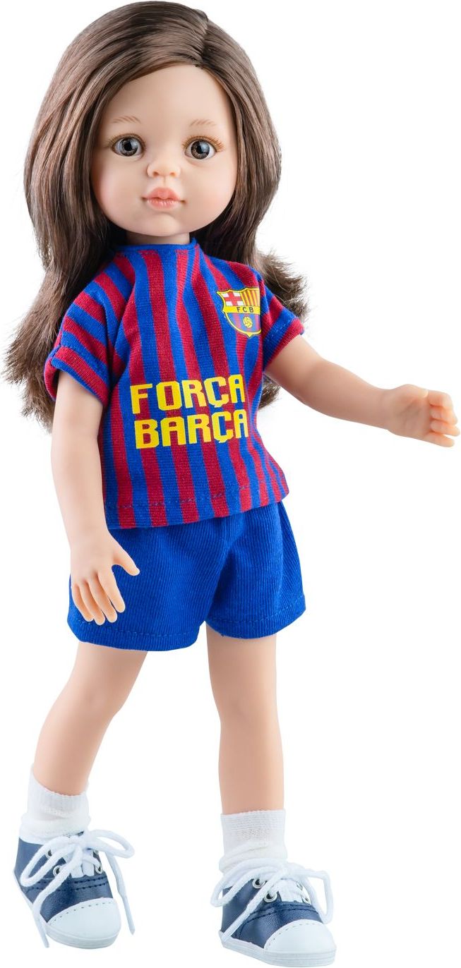 Realistická panenka fotbalistka klubu FC Barcelona Carol - od Paola Reina ze Španělska - obrázek 1