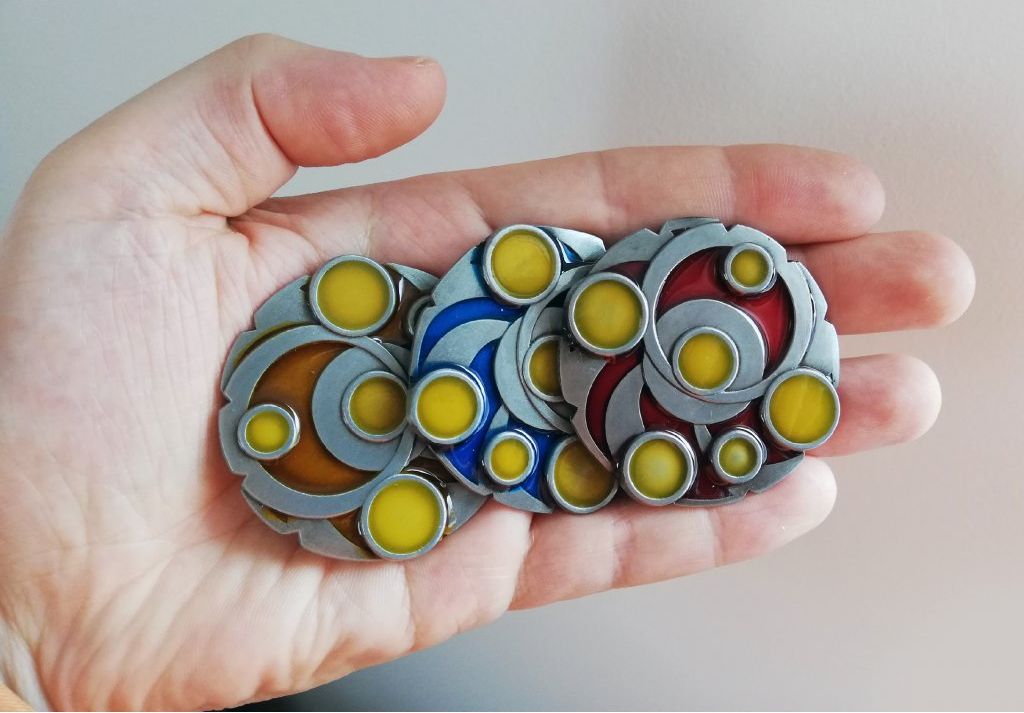 TLAMA games Sada kovových klíčů pro Keyforge (3 ks) - obrázek 3