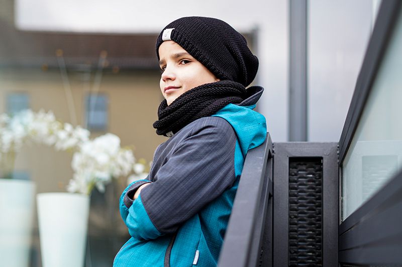 Unuo, Nákrčník pletený, Tyrkysová Velikost: UNI - obrázek 7