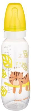Canpol babies Lahev s potiskem AFRIKA 330ml žlutá - obrázek 1