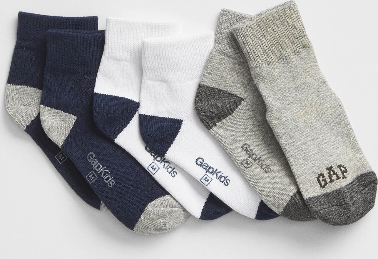Ponožky GAP Logo 3-Pack Barevná - XL - obrázek 1