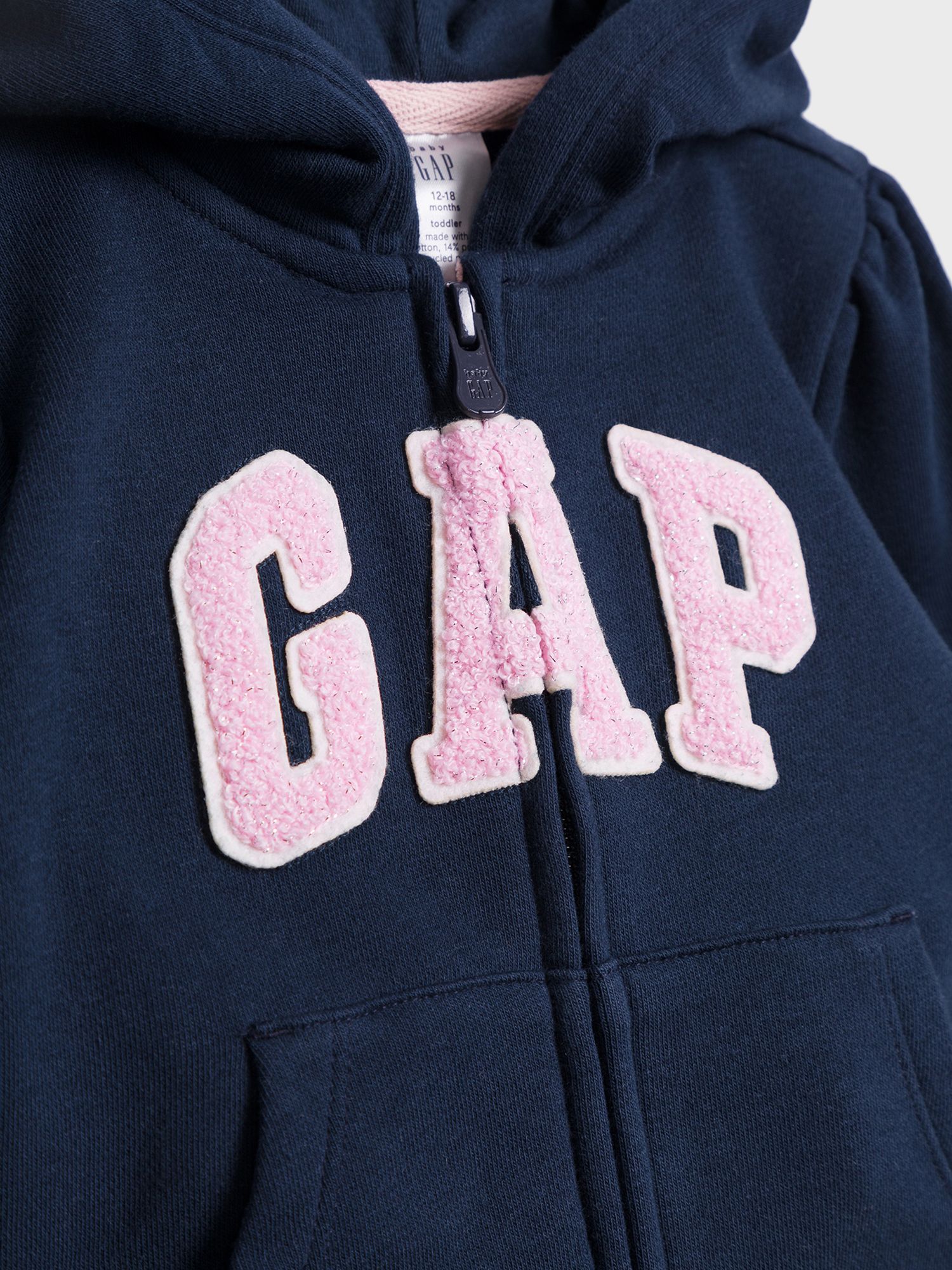GAP modré dívčí mikina - 2YRS - obrázek 3