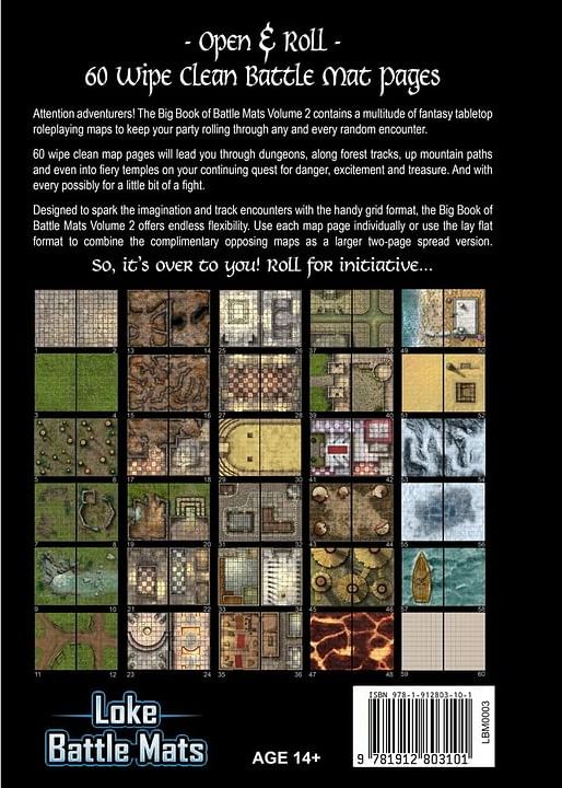 Loke Battle Mats Big Book of Battle Mats Volume 2 - obrázek 2
