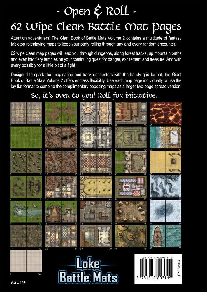 Loke Battle Mats Giant Book of Battle Mats Volume 2 - obrázek 2