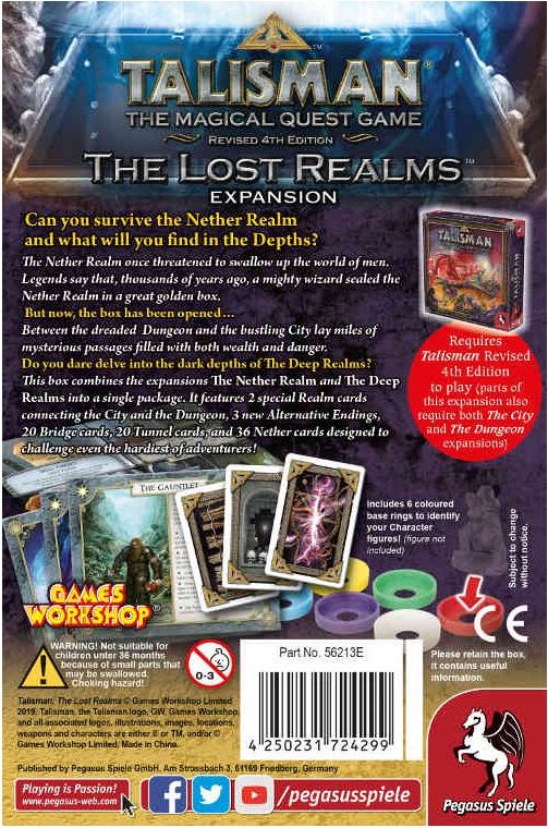 Pegasus Spiele Talisman - The Lost Realms Expansion - obrázek 2