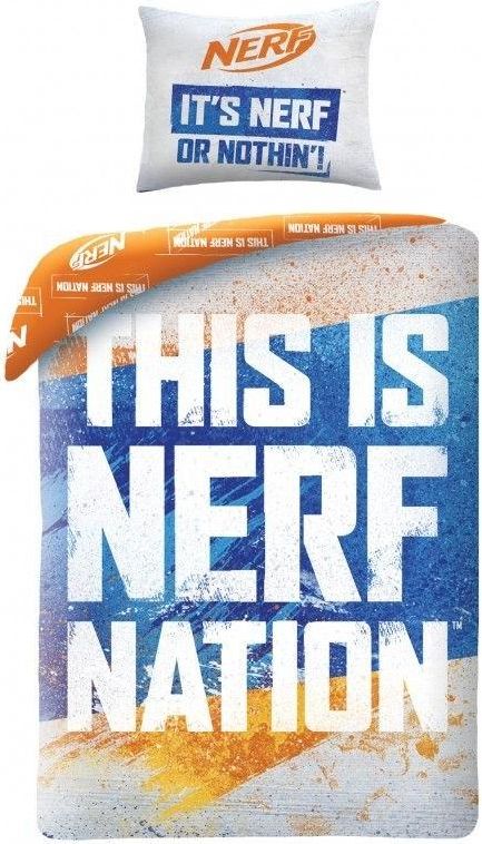 HALANTEX Povlečení Nerf nation Bavlna, 140/200, 70/90 cm - obrázek 1
