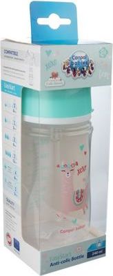Canpol babies Láhev se širokým hrdlem EXOTIC ANIMALS 240 ml zelená - obrázek 3