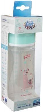 Canpol babies Láhev se širokým hrdlem EXOTIC ANIMALS 300ml zelená - obrázek 3