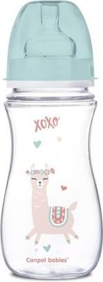 Canpol babies Láhev se širokým hrdlem EXOTIC ANIMALS 300ml zelená - obrázek 1