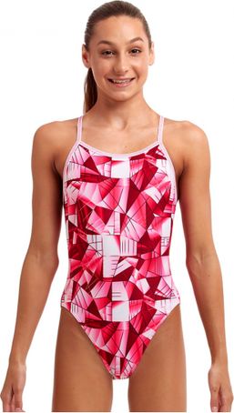 Dívčí plavky Funkita Pink Pane Velikosti 8 let - obrázek 1