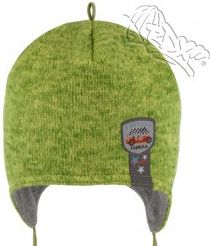 RDX zimní pletená čepice přes uši 3695 zelená velikost: 2 - obrázek 1