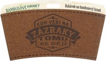 Albi Rukávek na bambusový hrnek - ZÁZRAKY - obrázek 1