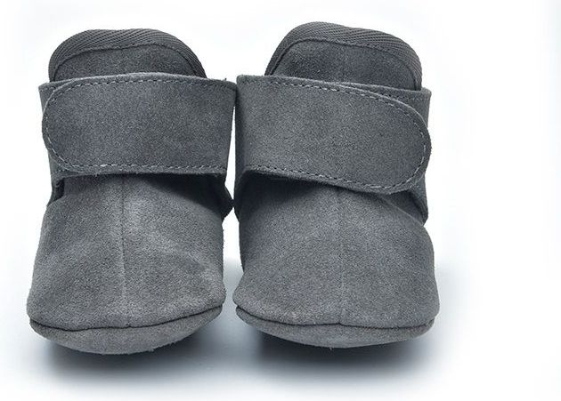Lodger Kožené capáčky Walker Basic Dark Grey 6-12 měsíců - obrázek 2