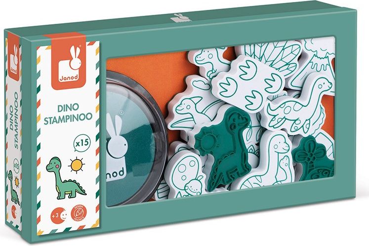 Janod razítka Dinosauři 15 ks - obrázek 1