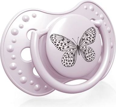 LOVI Dudlík silikonový dynamický LOVI BOTANIC 6-18 m 2ks - holčička - obrázek 4