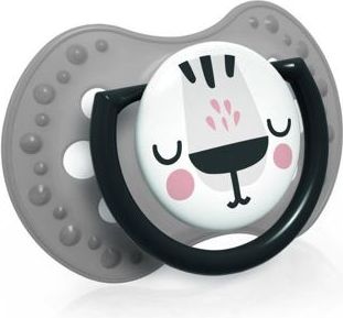 LOVI Dudlík silikonový dynamický SALT&PEPPER 3-6m 2ks - obrázek 3