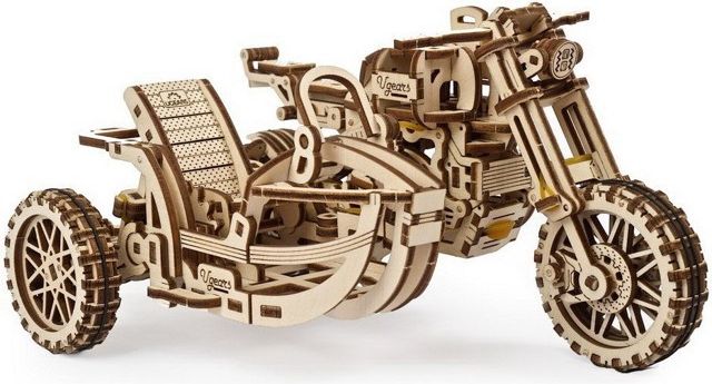 3D mechanický model - Motorka s vozíkem Scrambler UGR-10 (Ugeras) - obrázek 1