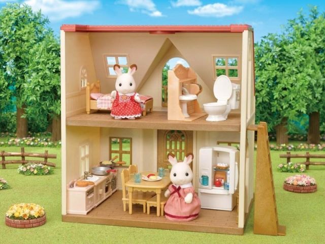Sylvanian Families - Nábytek - startovací set nábytků a chocolate králík mamka - obrázek 1