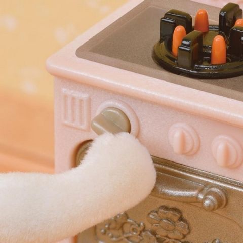 Sylvanian Families - Nábytek - startovací set nábytků a chocolate králík mamka - obrázek 3