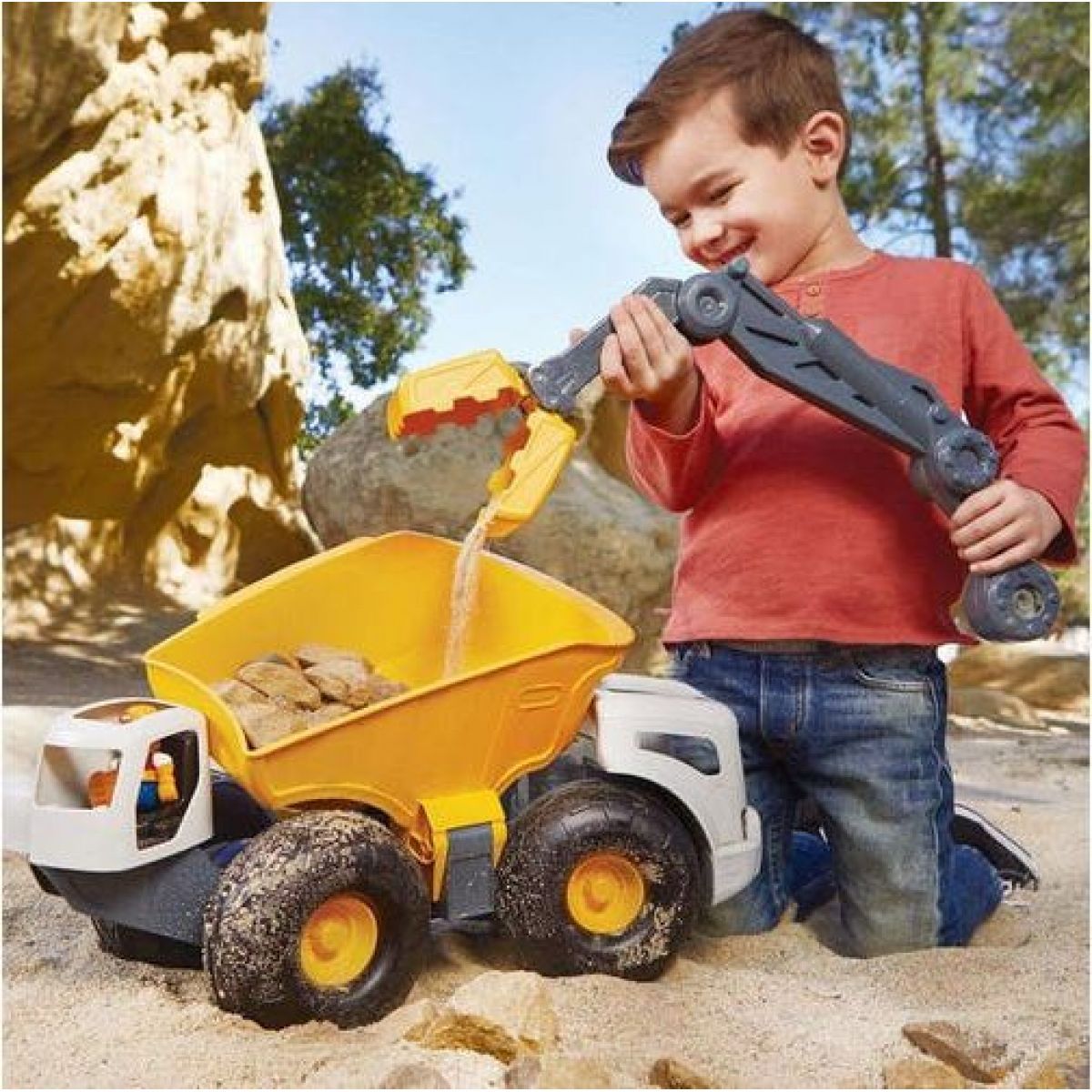 Little Tikes Monster Dirt Diggers Velký Nakladač žlutý - obrázek 4