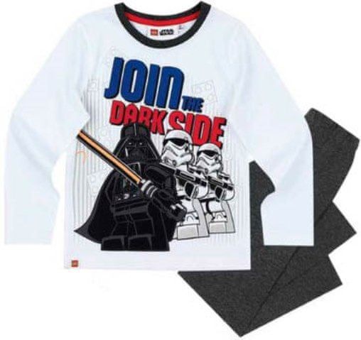 TVM Dětské pyžamo Lego Star Wars Darth Vader bavlna bílé Velikost: 104 (4 roky) - obrázek 1