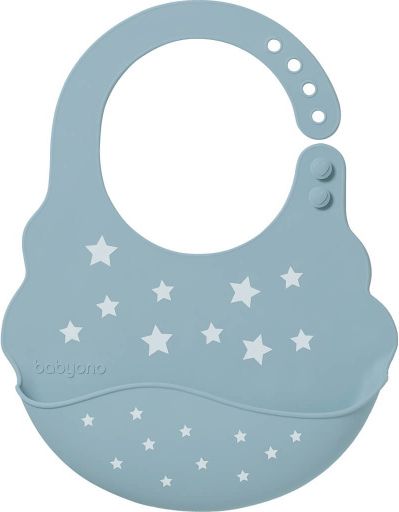 Dětský silikonový rolovací bryndák Baby Ono šedý NO 829/05 - obrázek 1