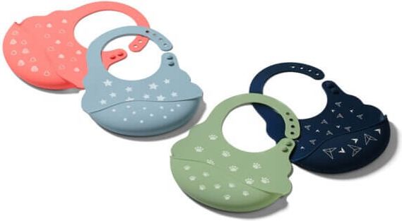 Dětský silikonový rolovací bryndák Baby Ono šedý NO 829/05 - obrázek 2