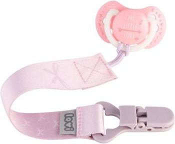 LOVI Stužka na dudlík s klipem BABY SHOWER holka - obrázek 1