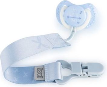 LOVI Stužka na dudlík s klipem BABY SHOWER kluk - obrázek 1