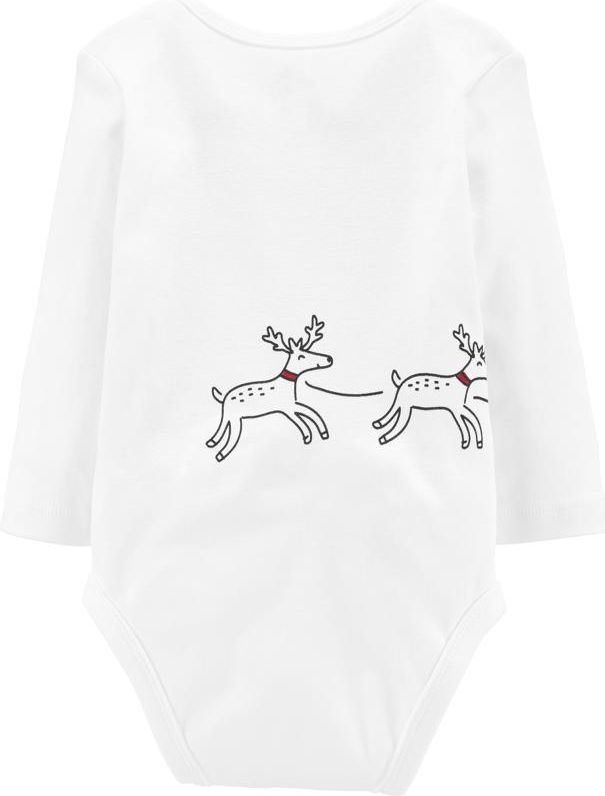 CARTER'S Body dlouhý rukáv Santa 1 ks, 6 m/vel. 68 - obrázek 2