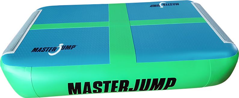 Airblock MASTERJUMP odrazový můstek 60 x 100 x 20 cm - modrý - zelený - obrázek 2