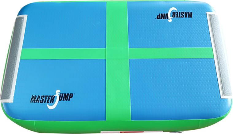 Airblock MASTERJUMP odrazový můstek 60 x 100 x 20 cm - modrý - zelený - obrázek 3